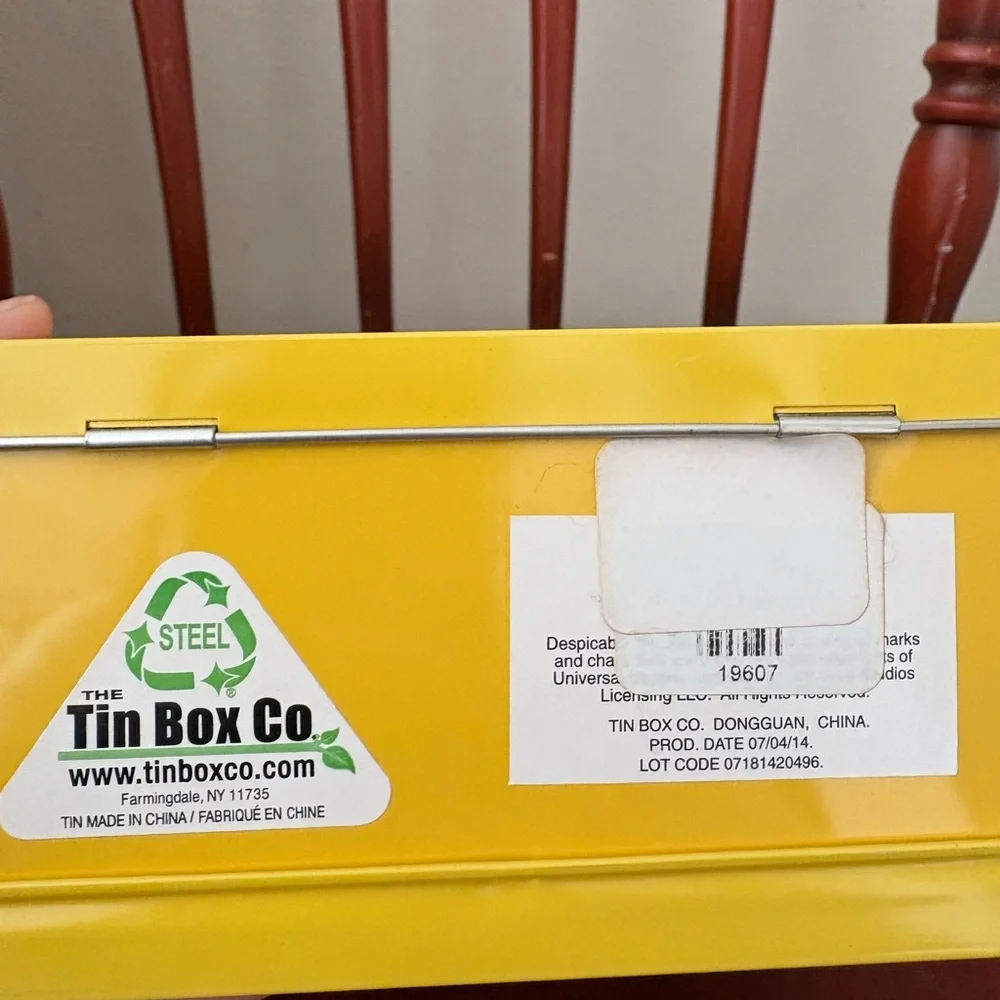 Minions Yellow Character Tin Lunchbox